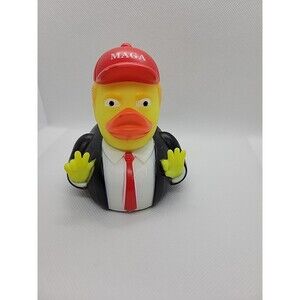 Donald Trump MAGA Hat Peace Rubber Duck Dash, Bath Toy, Duck Duck Jeep SB1